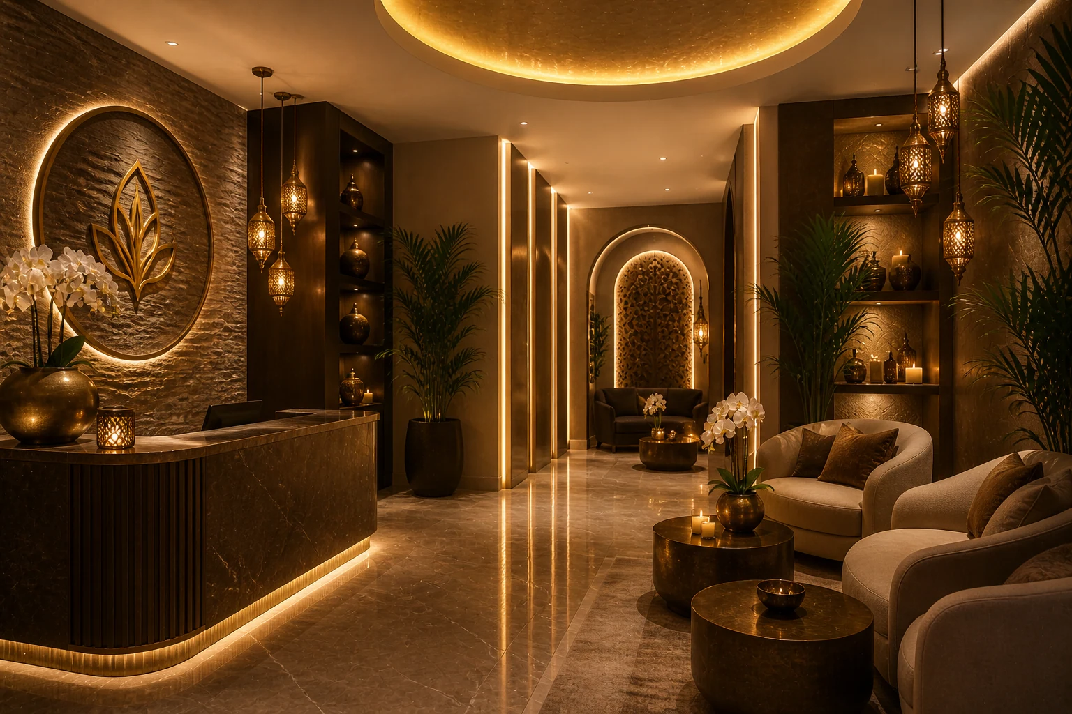 Green Mubazzarh Spa room