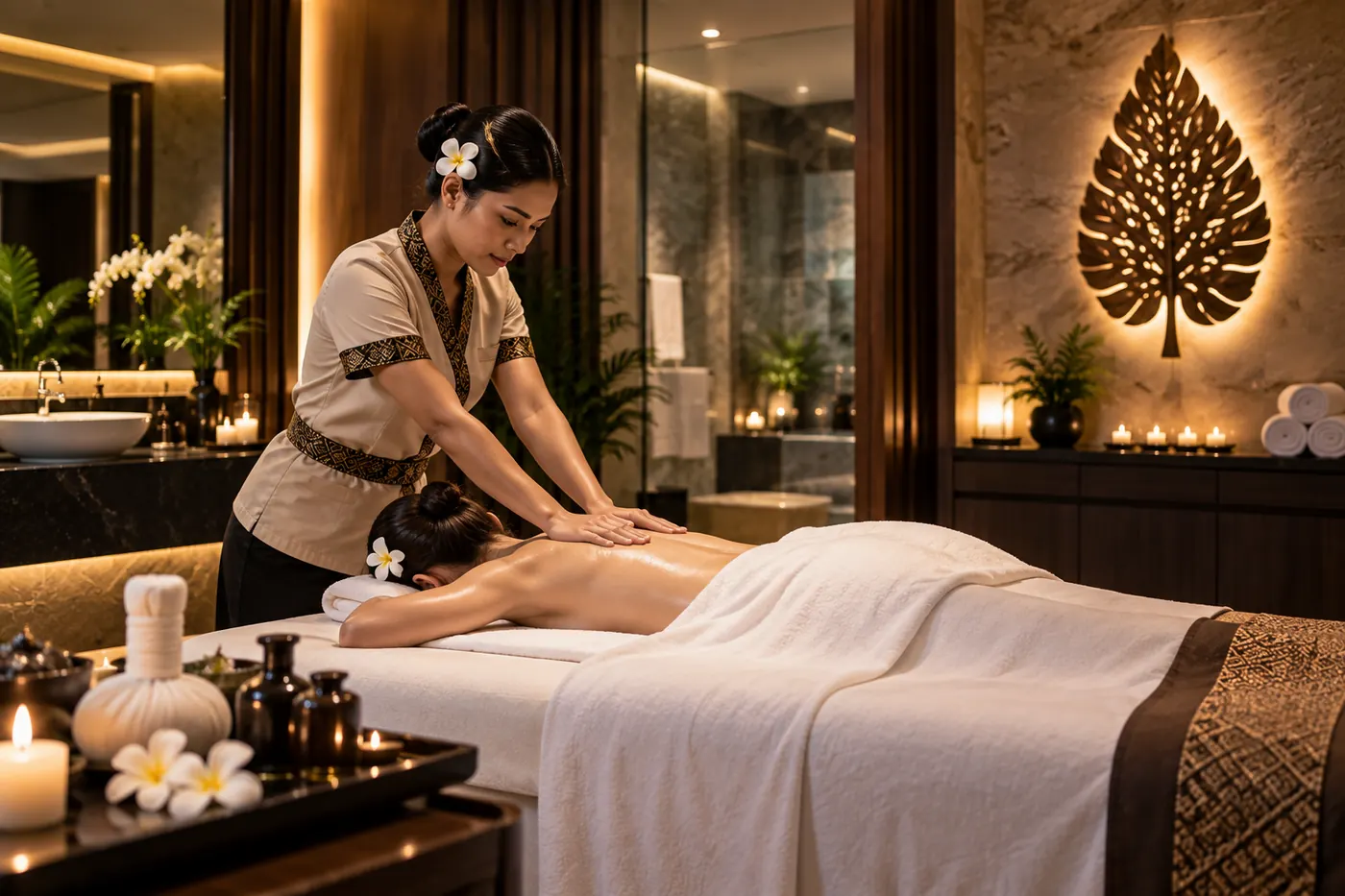 Book a massage at Green Mubazzarah Spa, Al Ain
